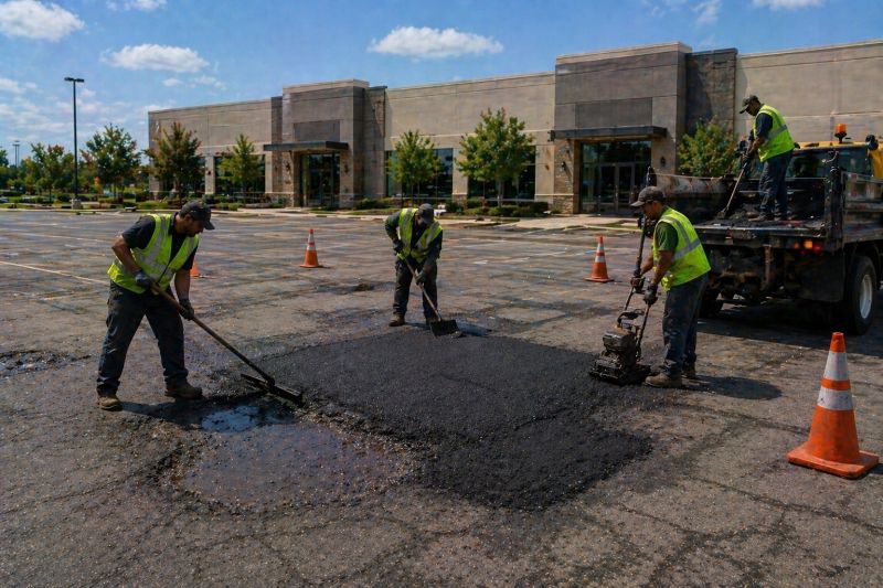 Asphalt Parking Lot Repair in San Diego County, CA