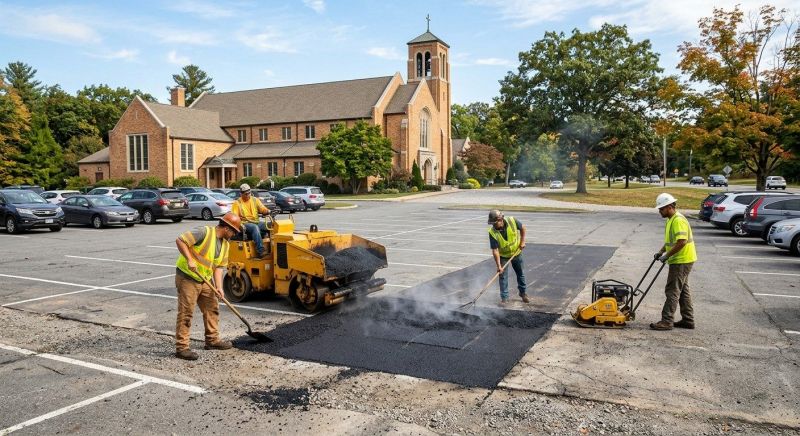Asphalt Parking Lot Repair in Orange County, CA