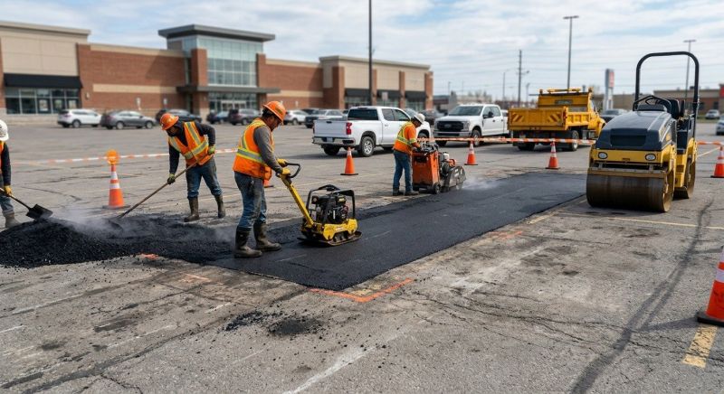 Parking Lot Repair in Los Angeles, CA